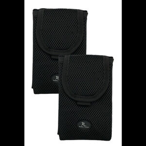 Buddy Pouch On the Go 2-Pack of Belt-Free Mini Plus Pouches Black